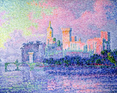 The Chateau des Papes, Avignon, 1900 by Paul Signac